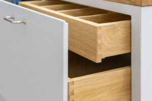 Custom made wooden drawers